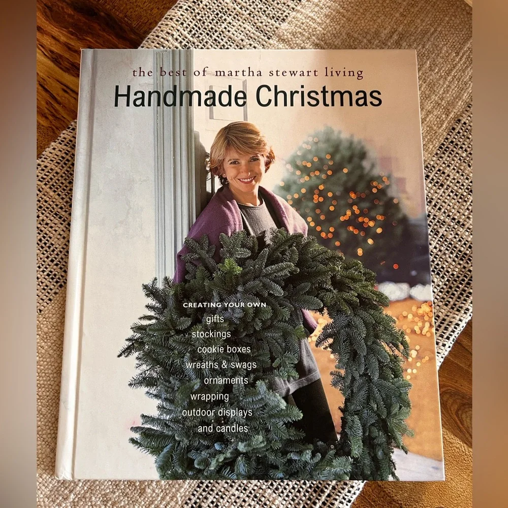 Martha Stewart Vintage Hardcover Book Handmade Christmas Craft Book Holiday